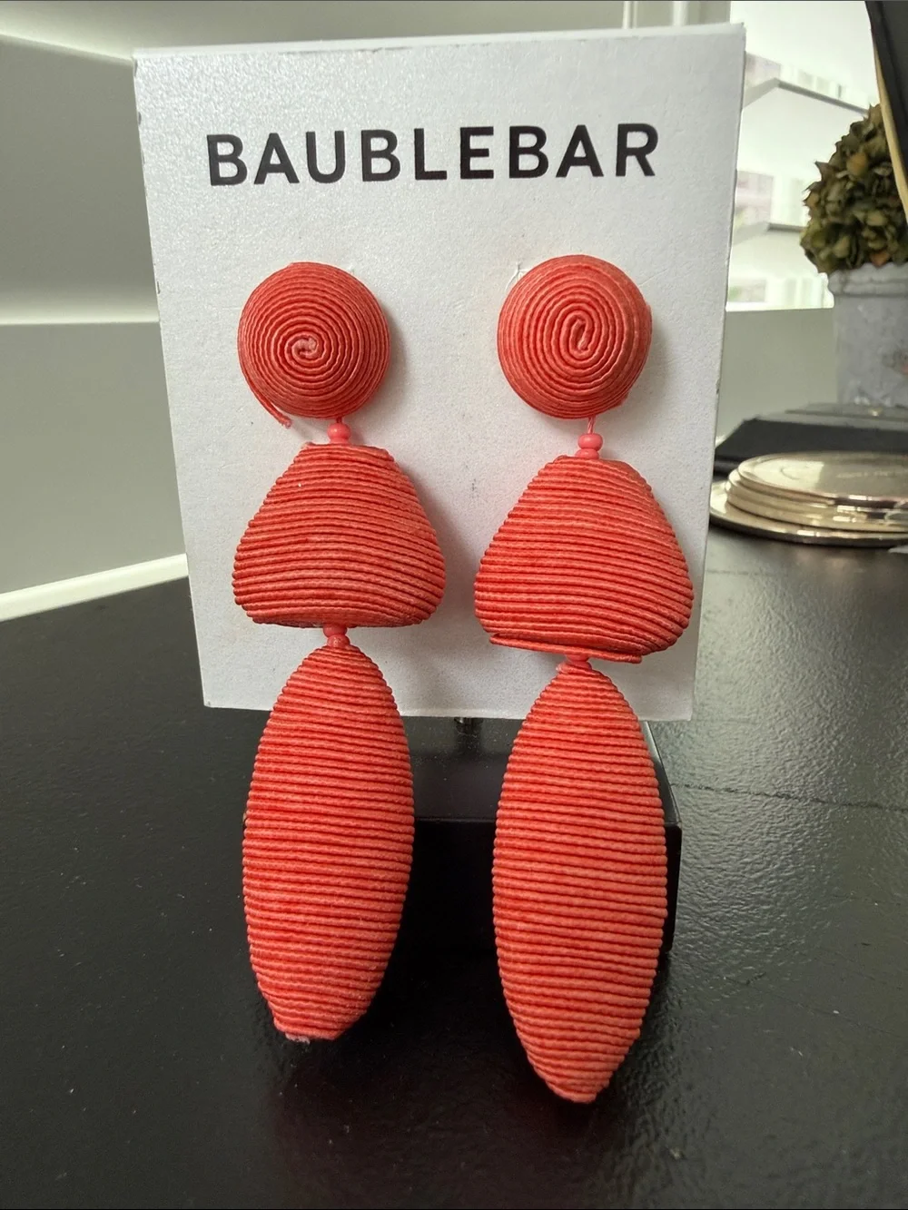 NEW Sugarfix by BaubleBar BAUBLEBAR RAQUEL EARRINGS  in coral